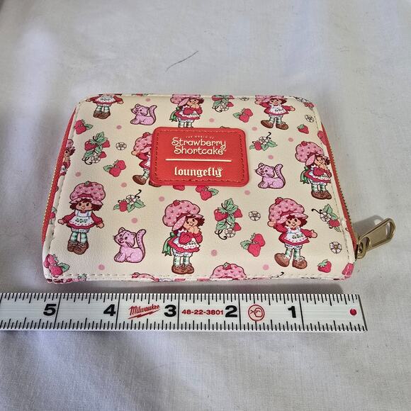 Strawberry Shortcake Backpack w/ Loungefly Zip Around Wallet Both in EUC main image 8